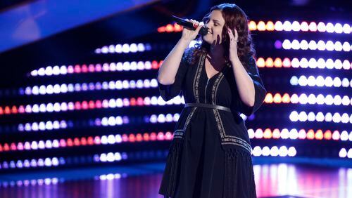 THE VOICE -- "Blind Auditions" -- Pictured: Jessica Crosbie -- (Photo by: Tyler Golden/NBC)