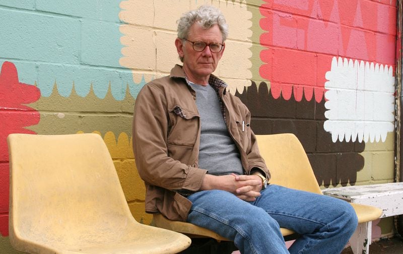Robert Cheatham, a major organizer for Eyedrum art space, was a part-time teacher at the Atlanta College of Art.  Cheatham sits outside of Eyedrum in this photo from 2006. Photo: Jessica McGowan
