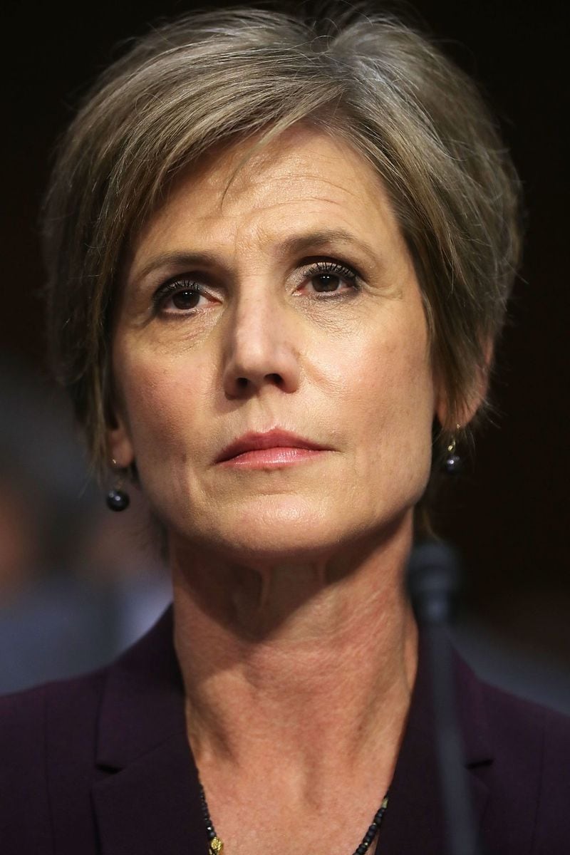 Yates during her testimony on Monday. (Chip Somodevilla / Getty Images)