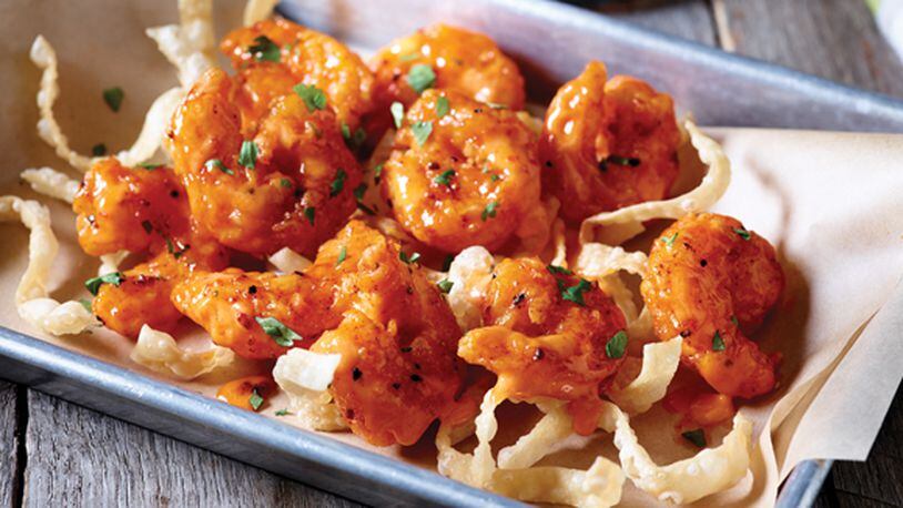 Get all-you-can-eat shrimp for $9.95 at Applebee's today. HANDOUT.