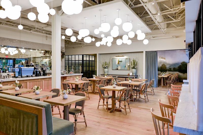 The interior of Mend Coffee is designed with all communities in mind. / Courtesy of Mend Coffee