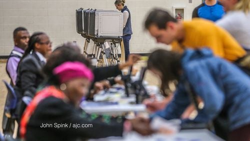 DeKalb County said voting issues did not lead to extended precinct hours.