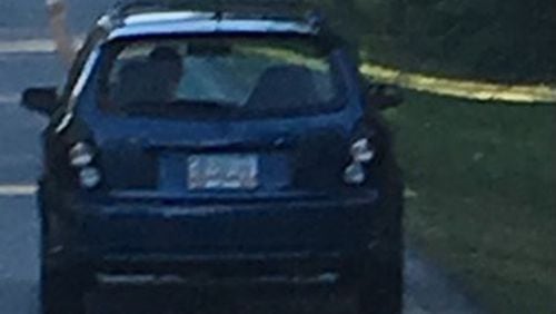 Investigators want to find the driver of this car after he allegedly stabbed another driver during a road-rage incident in Gwinnett County.
