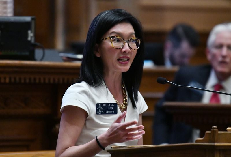 State Sen. Michelle Au, a Democrat from Johns Creek, would like to see the requirements for gaining a license to carry weapons in Georgia approach the standards for obtaining a driver's license. (Hyosub Shin / Hyosub.Shin@ajc.com)