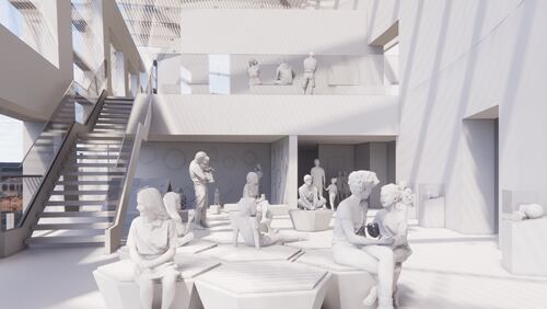 A rendering of the new Children’s Art Museum (CAM) Telfair Museums plans to open at the Jepson Center in 2023.