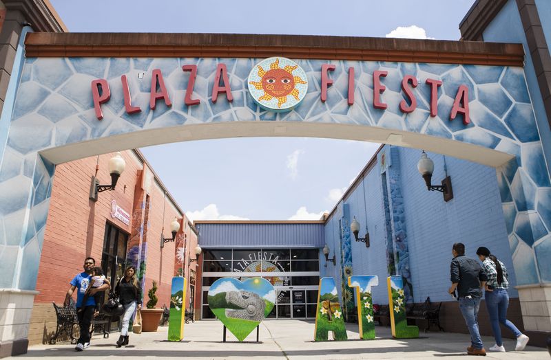 Plaza Fiesta on Buford Highway houses a variety of Latin businesses including food, apparel and other services. CHRISTINA MATACOTTA FOR THE ATLANTA JOURNAL-CONSTITUTION.