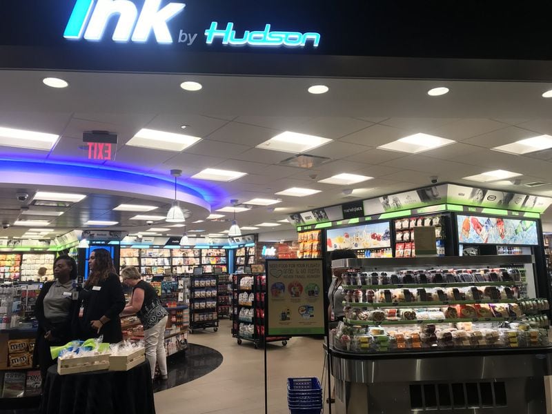 The new Hudson store on Concourse F at Hartsfield-Jackson International Airport.