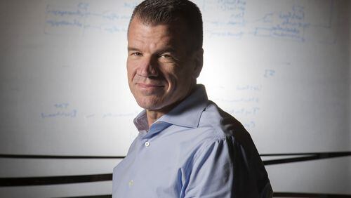 Gary Steele, CEO of cybersecurity company Proofpoint, photographed at his company’s headquarters in Sunnyvale, Calif., Tuesday, Sept. 26, 2017. Steele spoke to the Mercury News about hacks including Equifax, and about what the future holds for protection of personal and business data. (Patrick Tehan/Bay Area News Group/TNS)