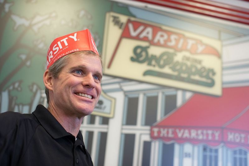 Gordon Muir, the president of The Varsity and grandson of the chain’s founder, poses for a photo at the downtown Atlanta location. The Varsity’s Alpharetta restaurant closed for good recently. Now, the chain’s owners are contemplating what comes next for the company. BRANDEN CAMP/SPECIAL
