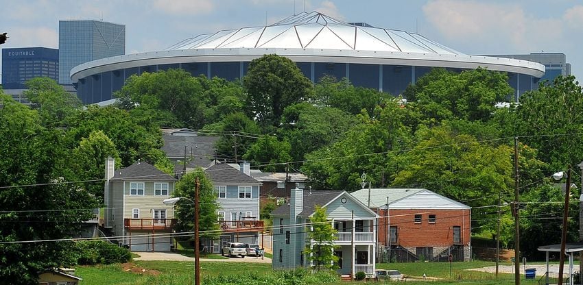 Falcons stadium and neighborhoods