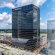 A rendering of Piedmont Healthcare signage on the 271 17th Street tower in Atlantic Station in Midtown Atlanta. SPECIAL