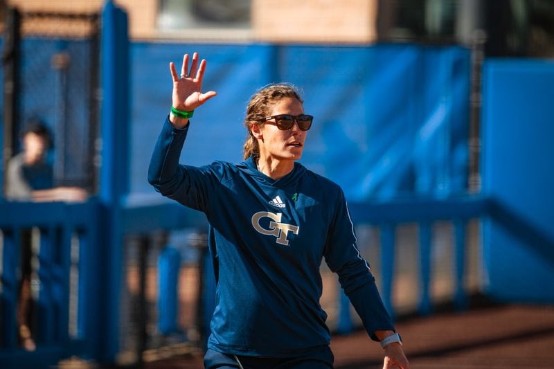 Georgia Tech softball coach Aileen Morales, once a star infielder for the Yellow Jackets, has led Tech back to the NCAA Tournament for the first time since 2012. (Georgia Tech Athletics)