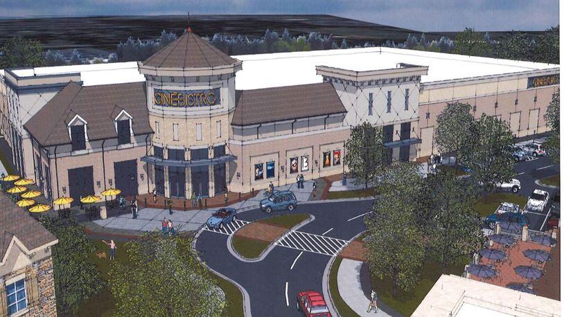 Peachtree Corners’ Town Center development will have a dine-in movie theater and multiple shops and restaurants.