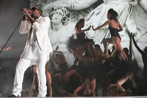Kanye West performs at Mawazine Festival