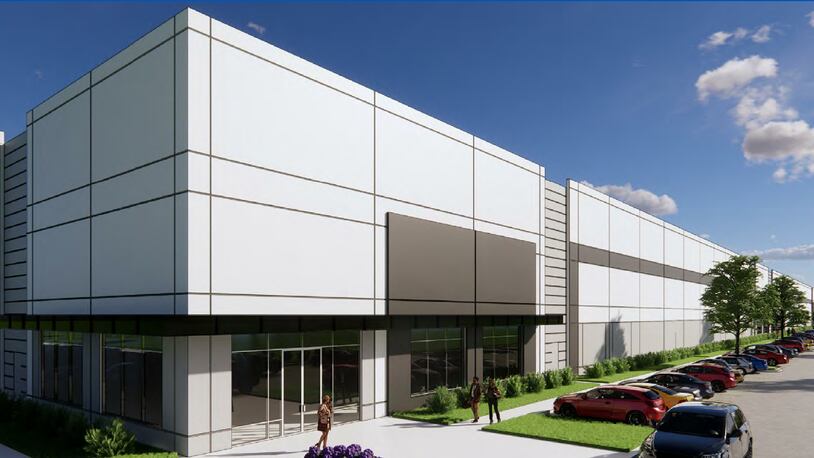 This is a rendering of the Gainesville 85 Business Center, a nearly 586,000-square-foot-industrial park in the pipeline for Hall County.