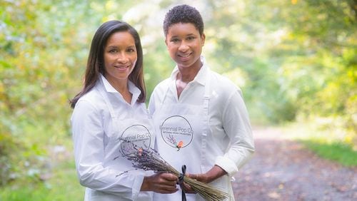 Wendy Collins (left) and daughter Chloe Collins founded Perennial Pop Co. to meet the need for a vegan frozen dessert with high-quality ingredients and interesting flavors. CONTRIBUTED BY MARIA MARTINS UNIQUE IMAGE PHOTOGRAPHY