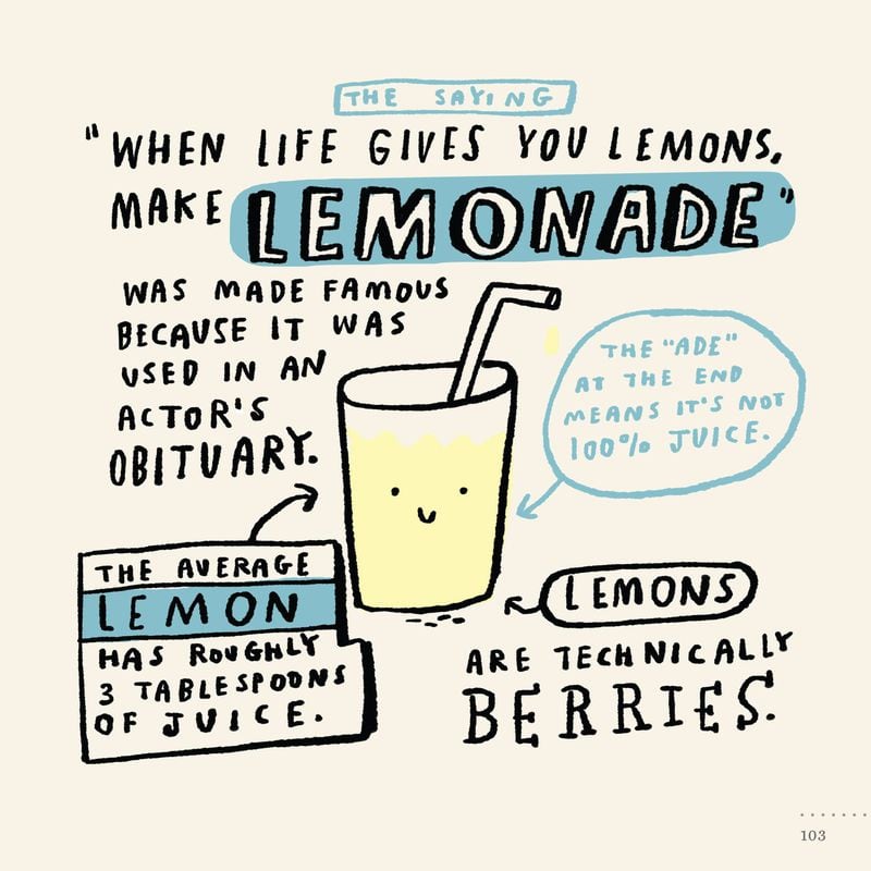 Mike Lowery managed to assemble facts about lemonade without a mention of Beyoncé. CONTRIBUTED BY WORKMAN PRESS