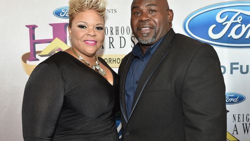 ATLANTA, GA - AUGUST 08: Tamela J. Mann and David Mann attend the 2015 Ford Neighborhood Awards Hosted By Steve Harvey at Phillips Arena on August 8, 2015 in Atlanta, Georgia. (Photo by Moses Robinson/Getty Images for Neighborhood Awards)