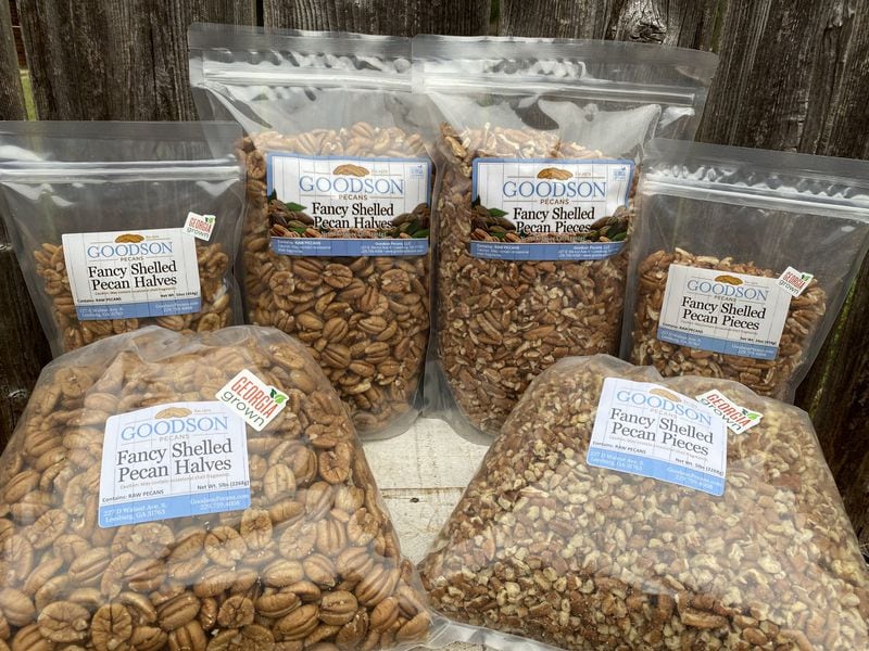 Goodson Pecans of Leesburg started out selling shelled pecans in halves and pieces. CONTRIBUTED BY GOODSON PECANS