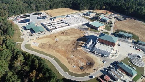 Gwinnett officials recently completed the four-year renovation to the Crooked Creek wastewater treatment plant in Norcross. (Courtesy of Gwinnett County)