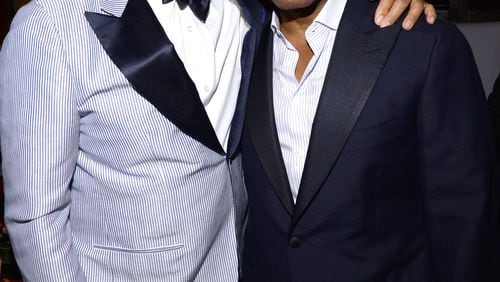 LOS ANGELES, CA - JANUARY 26: Singer Smokey Robinson and music producer Antonio 'L.A.' Reid attend the Sony Music Entertainment Post-Grammy Reception at The Palm on January 26, 2014 in Los Angeles, California. (Photo by Larry Busacca/Getty Images for Sony Music Entertainment) Smokey Robinson hangs with L.A. Reid at a Grammy party earlier this year. Photo: Getty Images