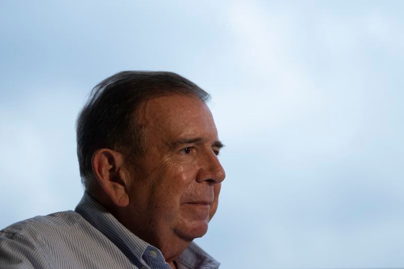 Venezuelan presidential candidate Edmundo González Urrutia of the Democratic Unitary Platform (PUD), the alliance that brings together the main parties and leaders of the opposition, during an interview at his home in Caracas, Venezuela, Thursday, May 9, 2024. (AP Photo/Ariana Cubillos)