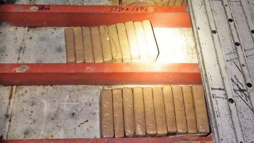 Bundles of cocaine were found under the floorboards of two ships.