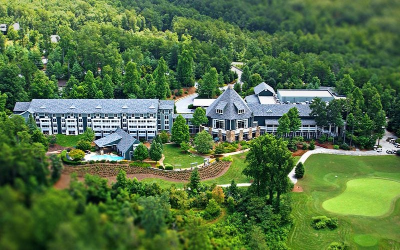 Brasstown Valley Resort & Spa offers upscale lodge-like accommodations, not to mention a spa, golfing, horseback riding, guided fishing trips and more.