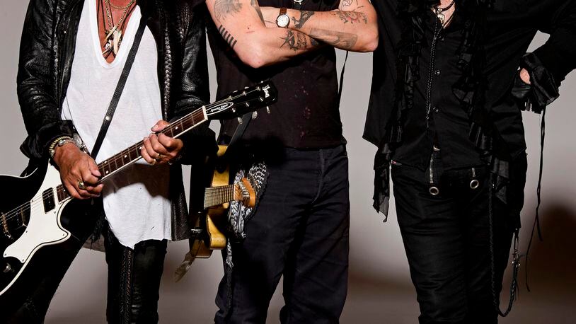 Hollywood Vampires, (left to right) Joe Perry, Johnny Depp and Alice Cooper. CONTRIBUTED