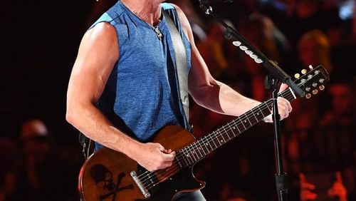 Kenny Chesney will bring a country caravan to Atlanta on Saturday. Photo; Getty Images