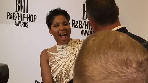 Toni Braxton, who was honored last Thursday at the BMI R&amp;B and HIp Hop Awards at Atlanta Symphony Hall. CREDIT: Rodney Ho/ rho@ajc.com