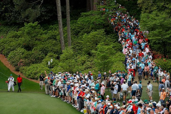 Tiger Woods' final round at the Masters