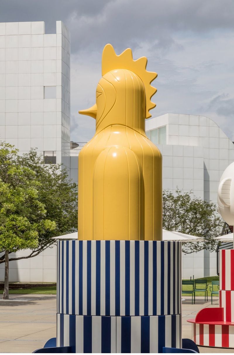 Designer Jaime Hayon calls this yellow bird a “punk chicken.” CONTRIBUTED BY JONATHAN HILLYER