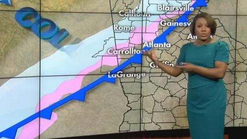 Channel 2 Action News meteorologist Eboni Deon said it is looking likely North Georgia will get wintry precipitation and some snow on Tuesday.