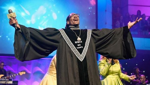 Snoop Dogg performs onstage during BET Presents 19th Annual Super Bowl Gospel Celebration at Bethel University on February 1, 2018 in St Paul, Minnesota.