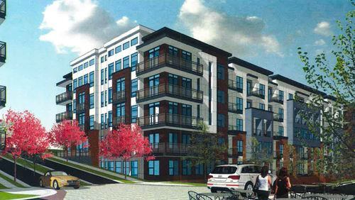 Suwanee approves large mixed-use development along Buford Highway between Russell Street and Chicago Street. Courtesy City of Suwanee