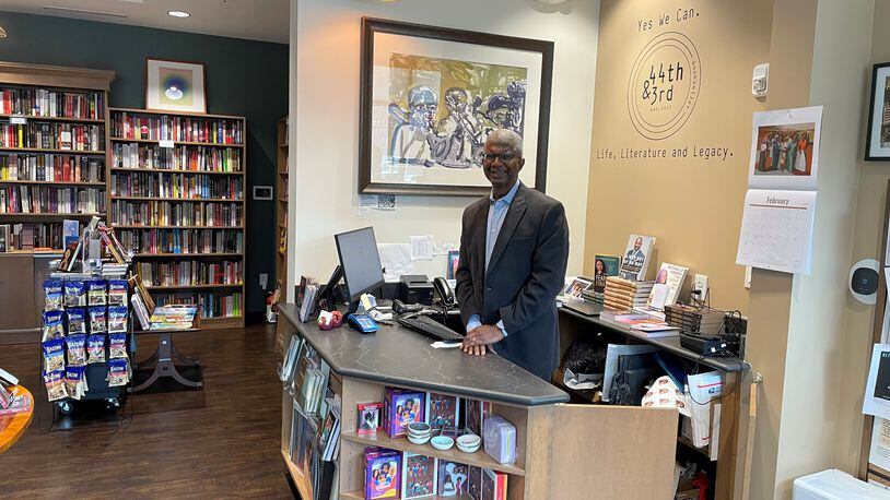 Warren Lee, co-owner of 44th and 3rd bookstore, said the goal is to provide a nurturing experience for customers. The bookstore, which specializes in multicultural books, recently relocated to a new development in the West End not far from the Morehouse School of Medicine. (Nedra Rhone / Nedra.Rhone@ajc.com)