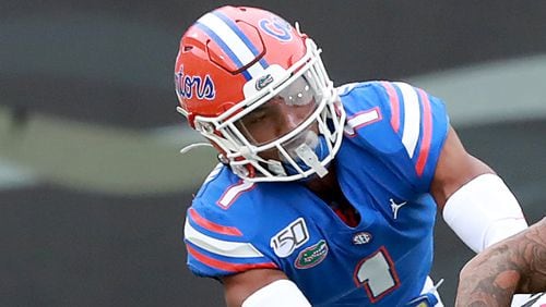 Florida Gators defensive back C.J. Henderson (1) is a reported Falcons target in the 2020 NFL Draft.