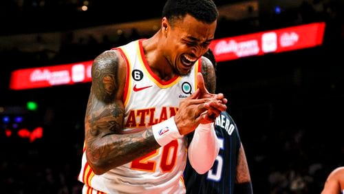 Three Hawks veterans - including John Collins - spoke with reporters Wednesday, less than 24 hours after the team fired coach Nate McMillan. (AP file photo/Butch Dill)