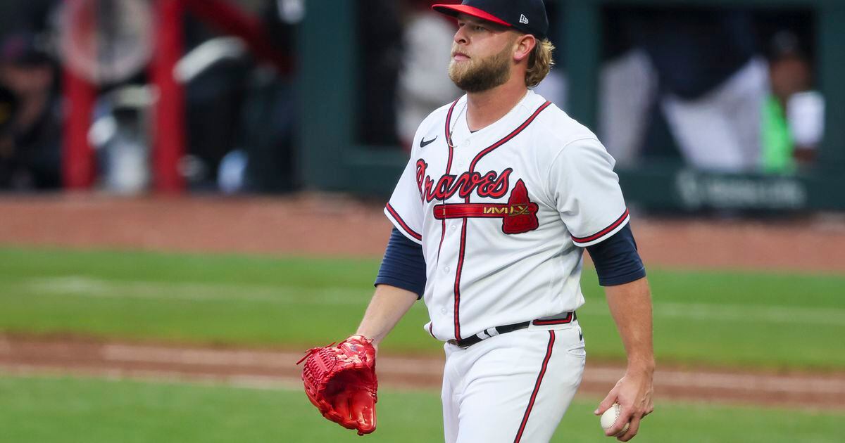 Braves' A.J. Minter on his great start in NLCS Game Five - Sports