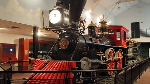The General locomotive at the Southern Museum of Civil War and Locomotive History in Kennesaw. AJC file photo.
