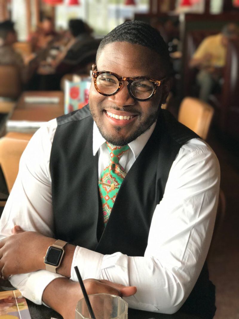 Kylan Pew, a second-year student at the Interdenominational Theological Center in Atlanta, will be participating in Monday’s 1,000 Ministers March commemorating the 54th anniversary of the March on Washington. CONTRIBUTED