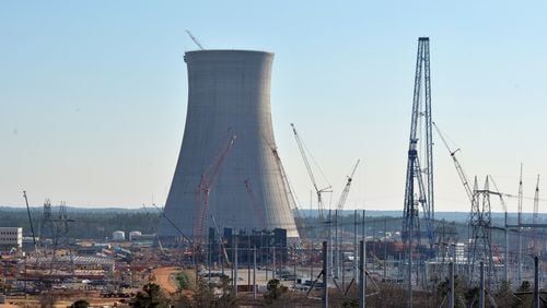 Georgia Power’s Plant Vogtle nuclear expansion under construction. BRANT SANDERLIN / BSANDERLIN@AJC.COM