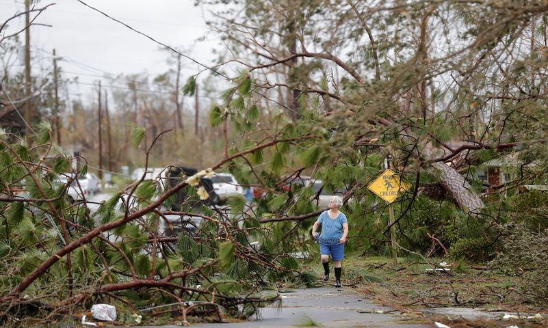 Photos: Hurricane Michael leaves behind path of destruction