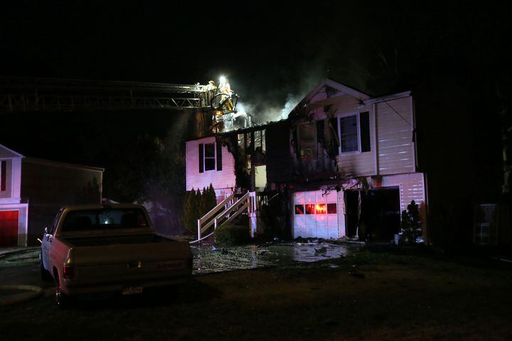 Fire forces Gwinnett woman forced to jump from second floor of home