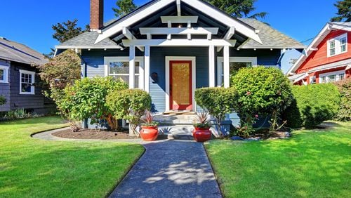 A fresh pop of color at the front door can change the entire feel of your home. (Dreamstime)