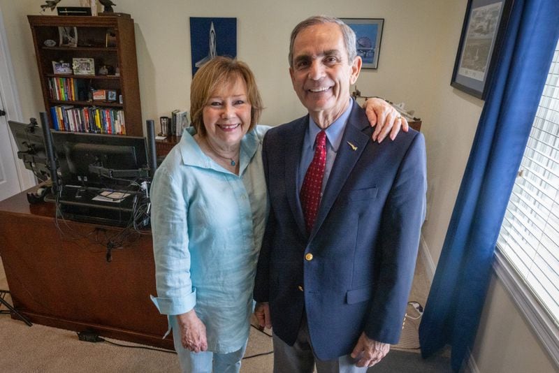 Lee and Mary Ellis will celebrate their 50th wedding anniversary next year. “We both have been willing to grow and learn. Neither one of us said, ‘Well, that is just the way I am. I am never going to change.’ You do have to learn to adapt," he said. (Steve Schaefer/steve.schaefer@ajc.com)