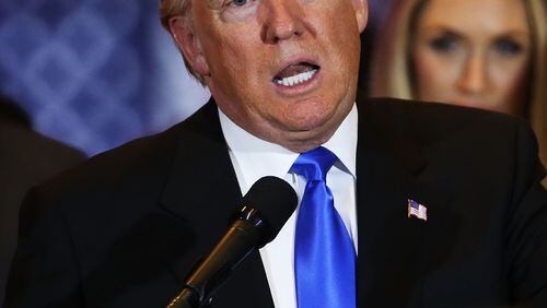Donald Trump in New York. Spencer Platt/Getty Images