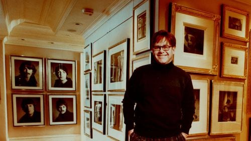 Sir Elton John in John's Atlanta Home, 2000. Courtesy of High Museum of Art. ©Charlie McCullers, 2000.