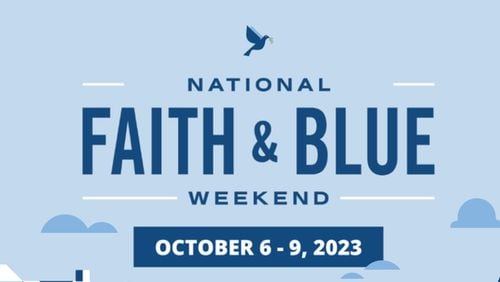 Many National Faith & Blue events are scheduled throughout the nation Oct. 6-9, including various ones in DeKalb County. (Courtesy of Faith & Blue)